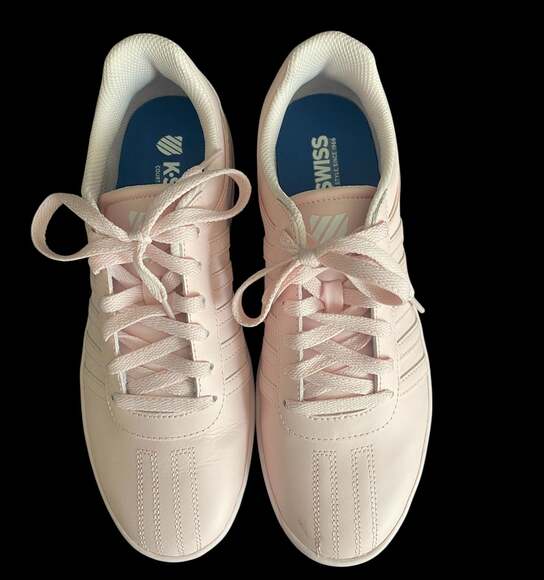 K-Swiss Shoes - K-Swiss Chesterfield Light Pink Leather Sneakers Women's